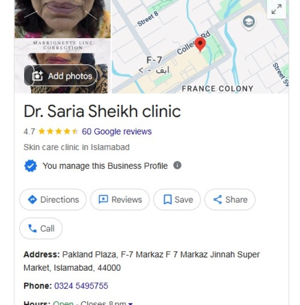 Dr. Saria Sheikh Clinic