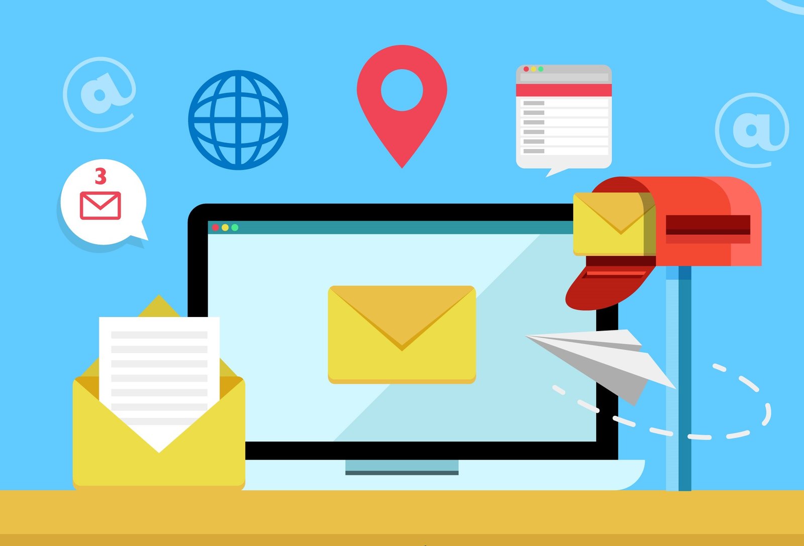 Email Marketing Graphics process