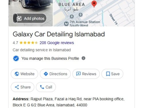 Galaxy Car detailing