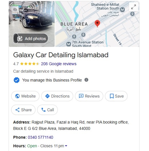 Galaxy Car detailing
