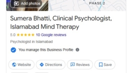 Sumera Bhatti Clinical Psychologist