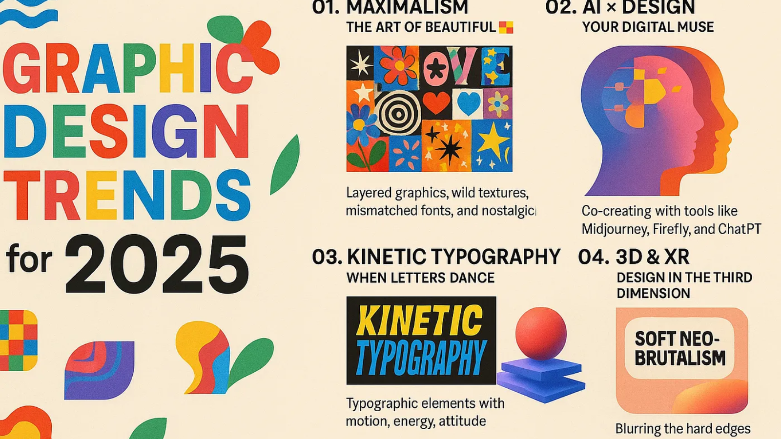 Top Graphic Design Trends You Must Follow in 2025