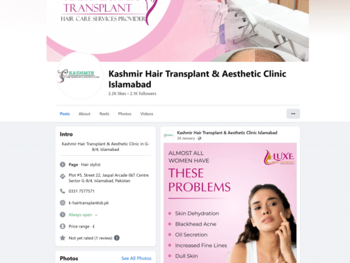 Kashmir-Hair-Transplant-Aesthetic-Clinic-Islamabad-Facebook