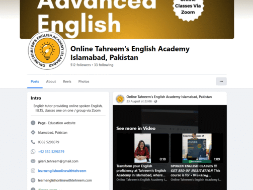 Online-Tahreem-s-English-Academy-Islamabad-Pakistan-Islamabad-Facebook