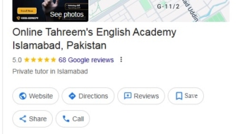 Tahreem English