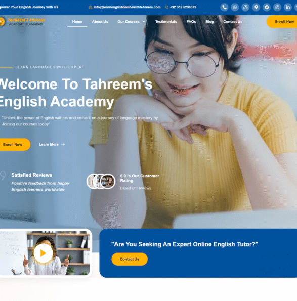 Tehreem's English Academy Islamabad