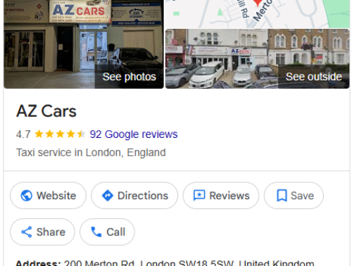 AZ Cars (GBP Local SEO)