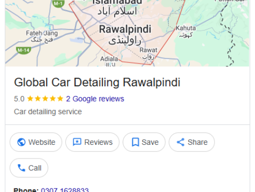 Global Car Detailing Rawalpindi (GBP Local SEO)