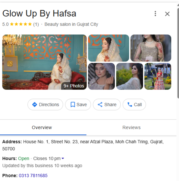 Glow Up By Hafsa (GBP Local SEO)