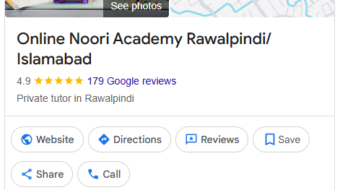 Online Noori Academy Rawalpindi Islamabad (GBP Local SEO)