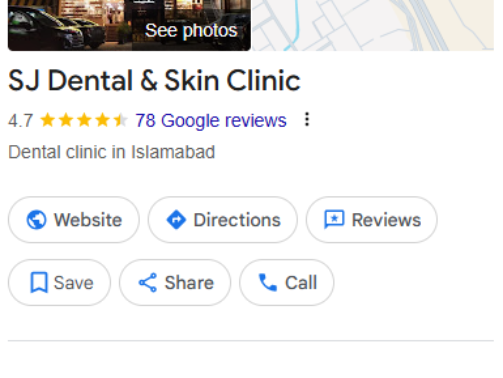 SJ Dental & Skin Clinic (GBP Local SEO)