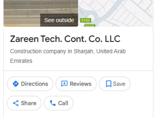 Zareen Tech. Cont. Co. LLC (GBP Local SEO)