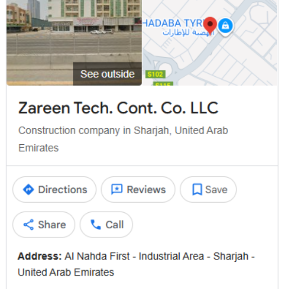 Zareen Tech. Cont. Co. LLC (GBP Local SEO)