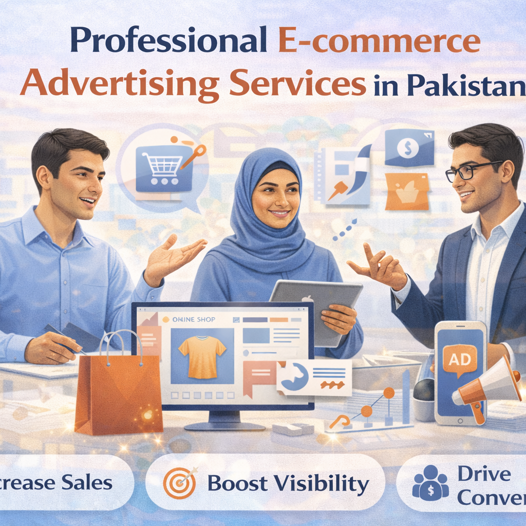 Professional E-commerce Advertising Services in Pakistan | Top marketing agencies in Islamabad/Rawalpindi, Pakistan