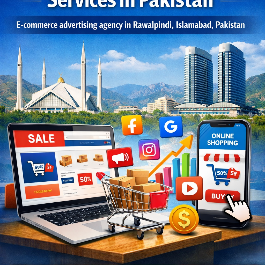 Professional E-commerce Advertising Services in Pakistan | E-commerce advertising agency in Rawalpindi, Islamabad, Pakistan