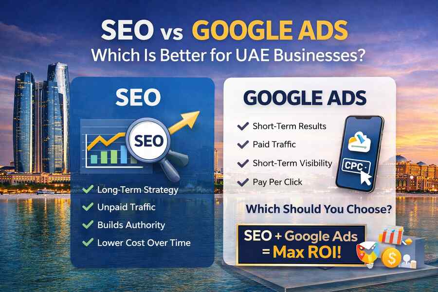SEO Services in Dubai SEO vs Google Ads in Dubai – Which Delivers Better ROI