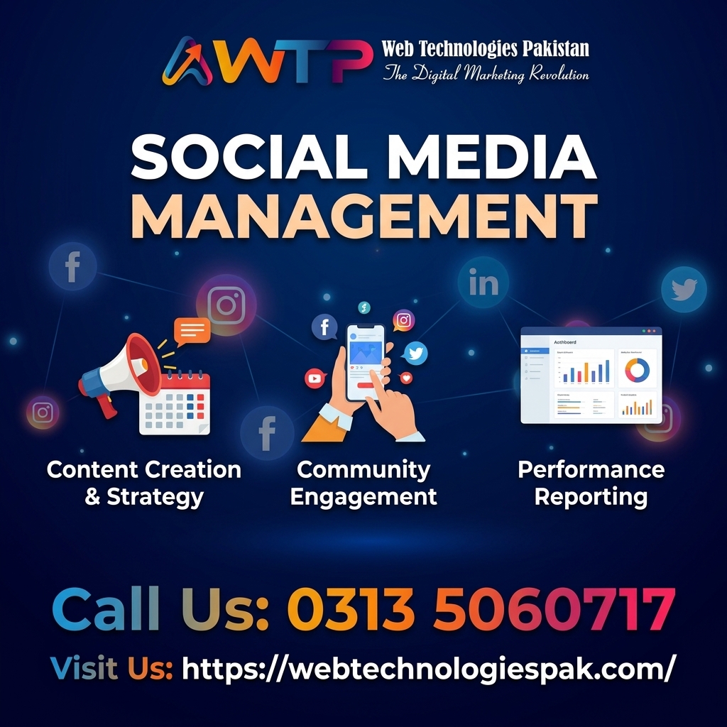 Social Media Management | Social Media Management in Rawalpindi, Islamabad, Pakistan