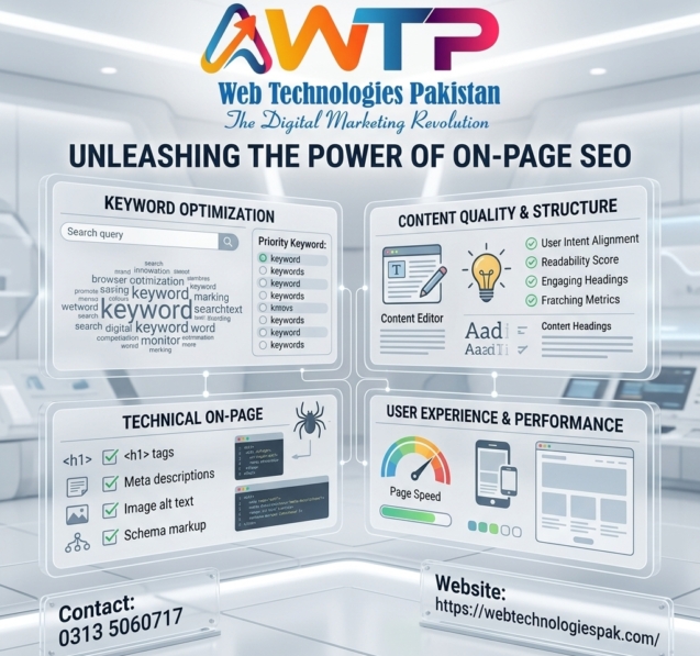 On Page SEO | On Page SEO in Rawalpindi, Islamabad, Pakistan