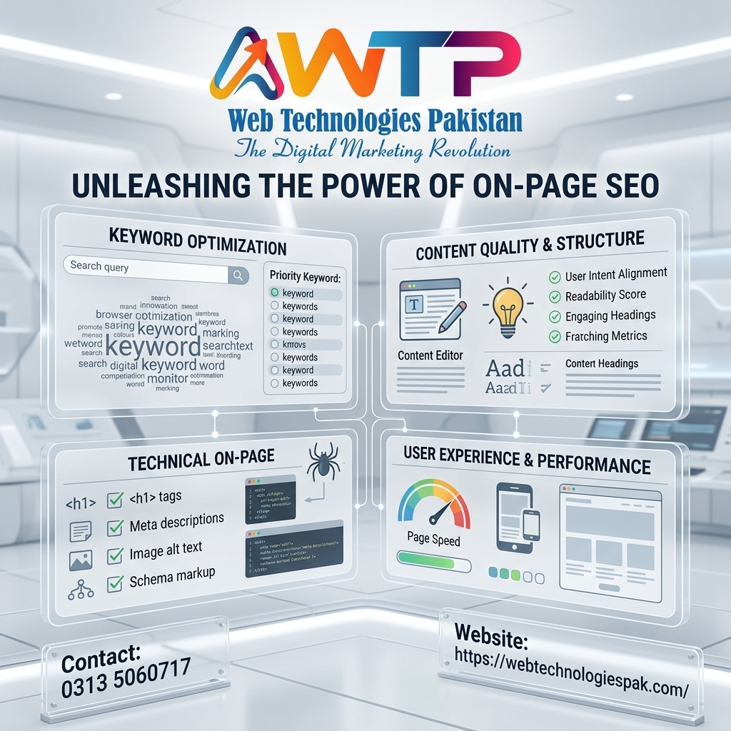 On Page SEO | On Page SEO in Rawalpindi, Islamabad, Pakistan