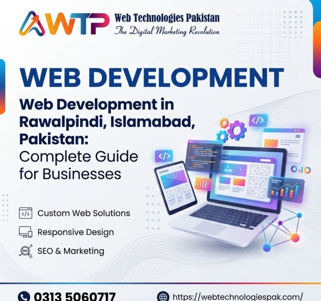 Web Development | Web Development in Rawalpindi, Islamabad, Pakistan: Complete Guide for Businesses